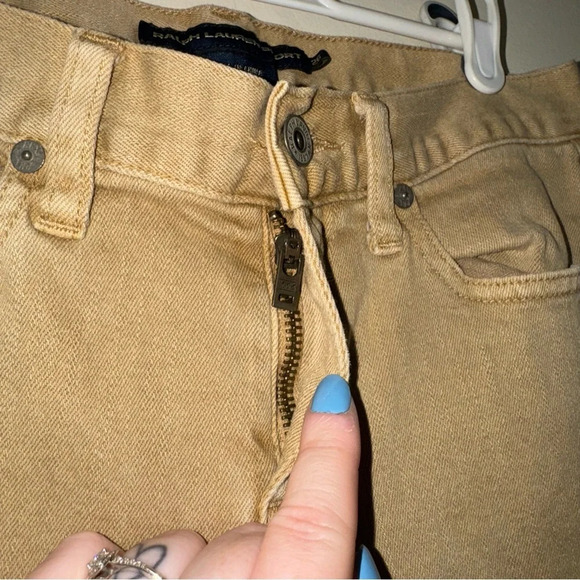 Women’s Unisex Vintage Lauren Ralph  Lauren Khaki Colour Skinny Jeans Size: 29 - Picture 8 of 16